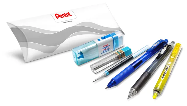 pentel-pack-rentr-e-tudiants-6-pi-ces-energel-surligneur-porte-mines image 1