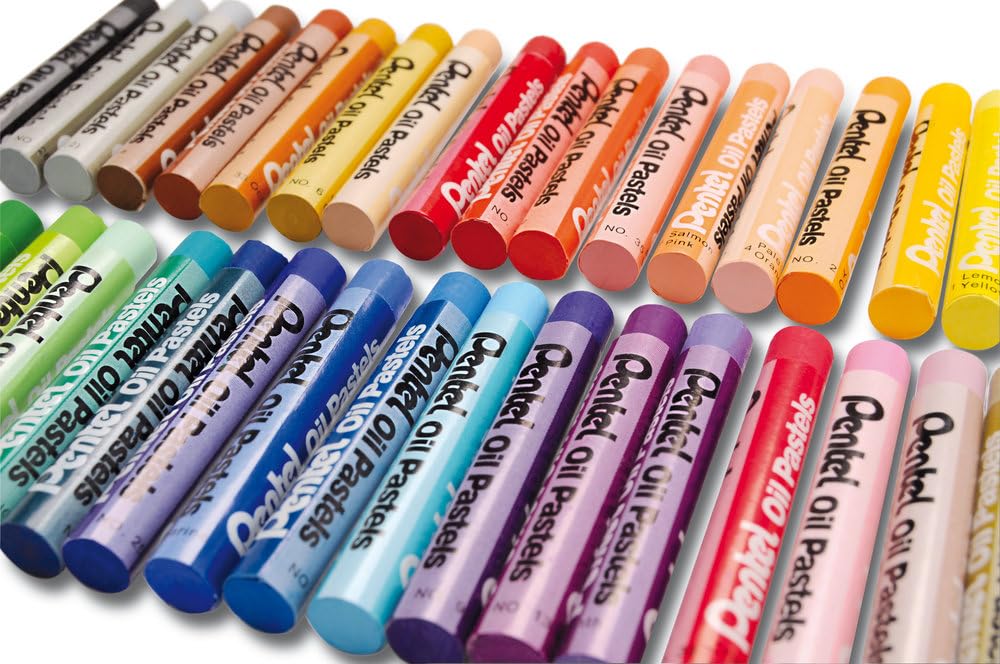 pentel-arts-phn-50u-pastels-l-huile-bo-te-de-50-couleurs-assorties image 4