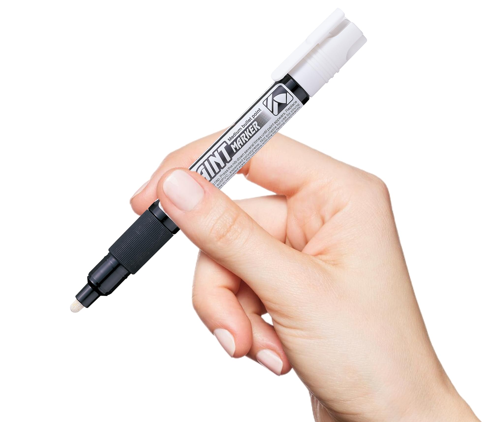 pentel-paint-marker-lot-de-12-marqueurs-peinture-permanents-blancs-pointe-4-mm image 6