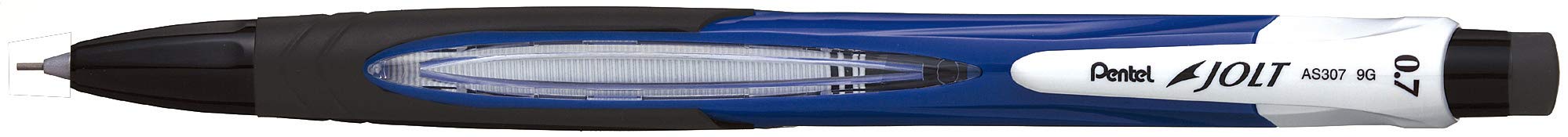 pentel-jolt-lot-de-12-porte-mines-0-7-mm-orange-blanc image 4