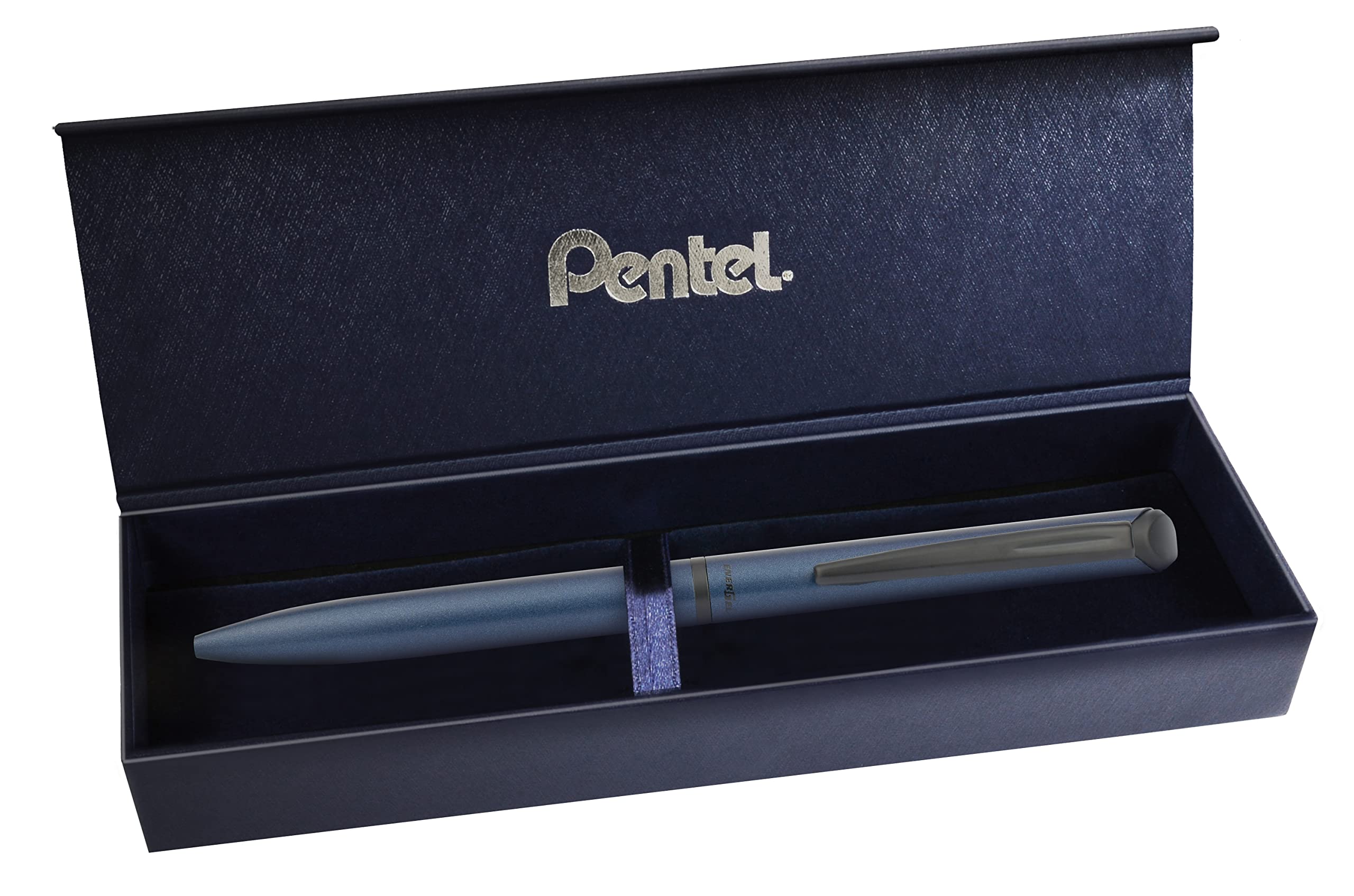 pentel-energel-bl2507-roller-gel-r-8803tractable-0-7-mm-bleu-nuit-mat-coffret-ca image 2