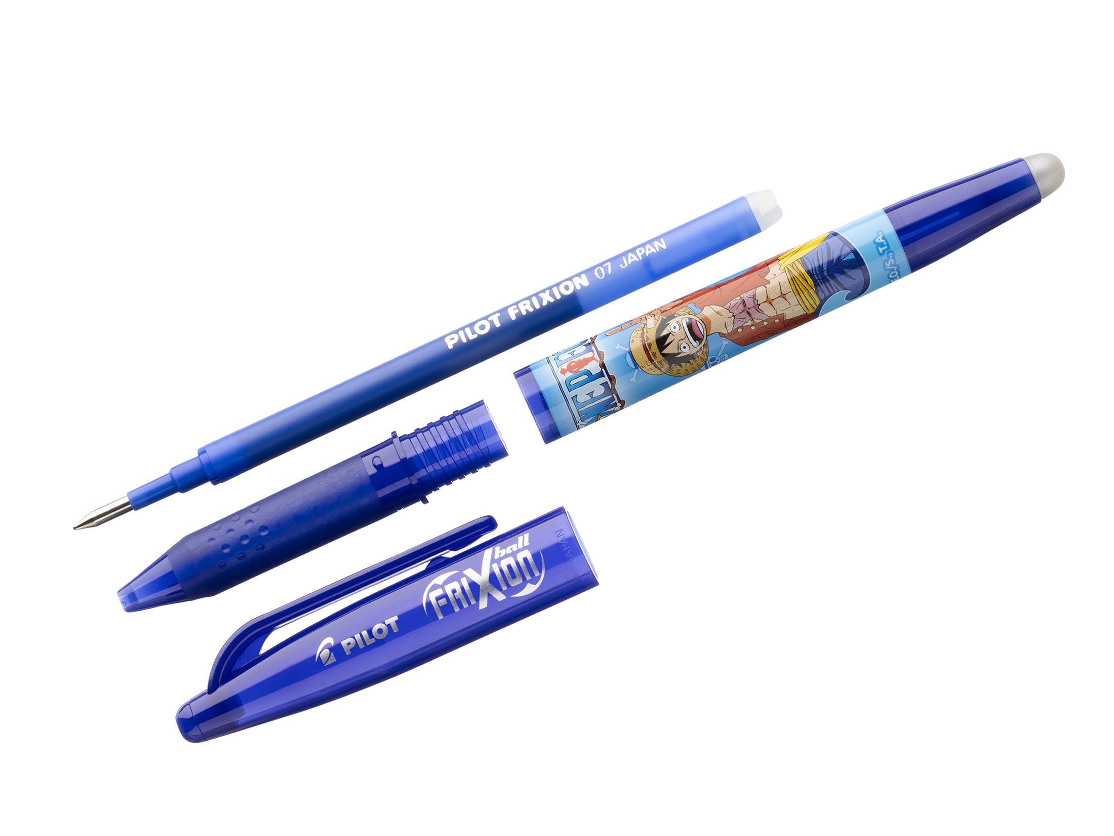 pilot-frixion-x-one-piece-coffret-collector-6-rollers-effa-ables-0-7-mm-4-sticke image 4