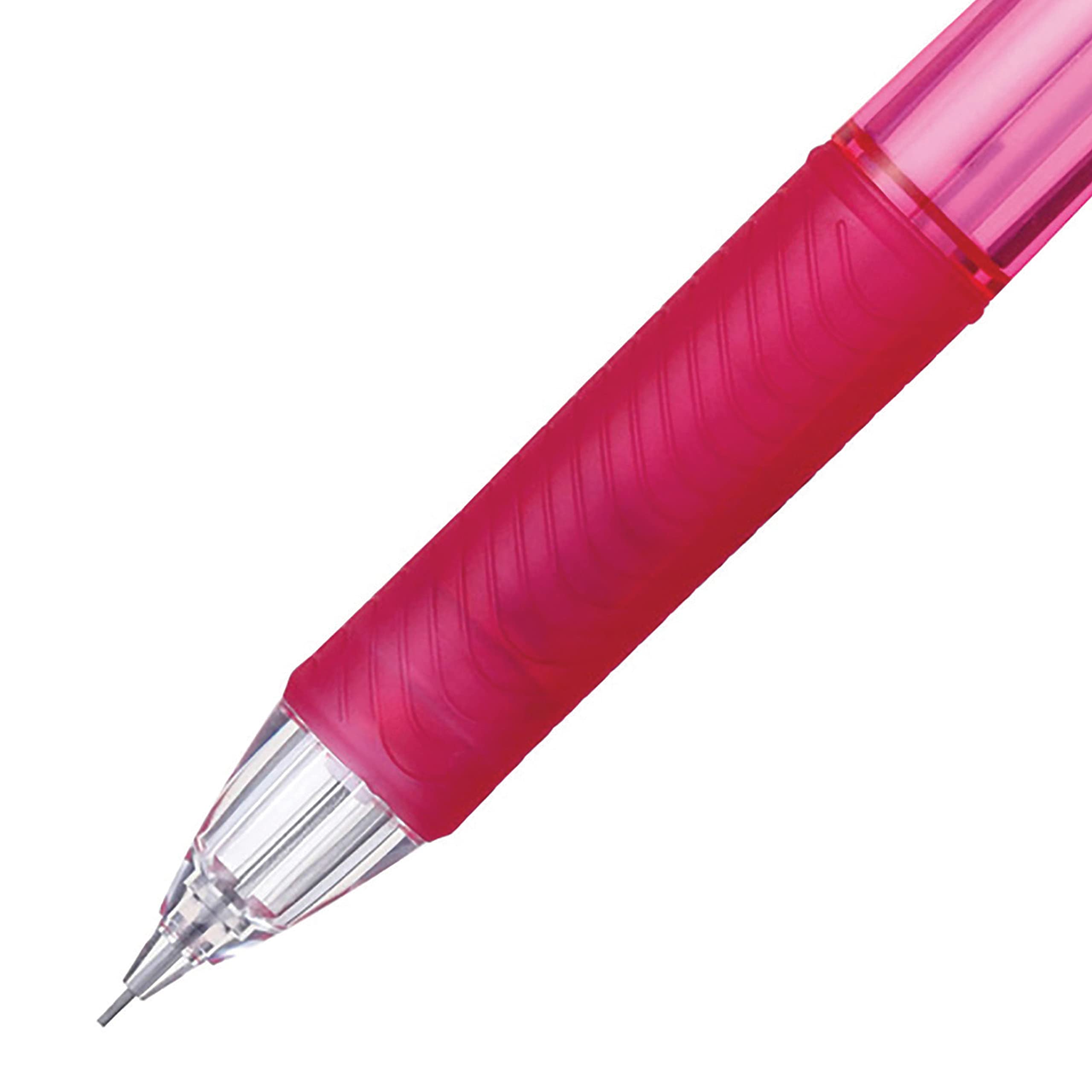 pentel-pl105-p-porte-mine-aluminium-rose-lot-de-12 image 3