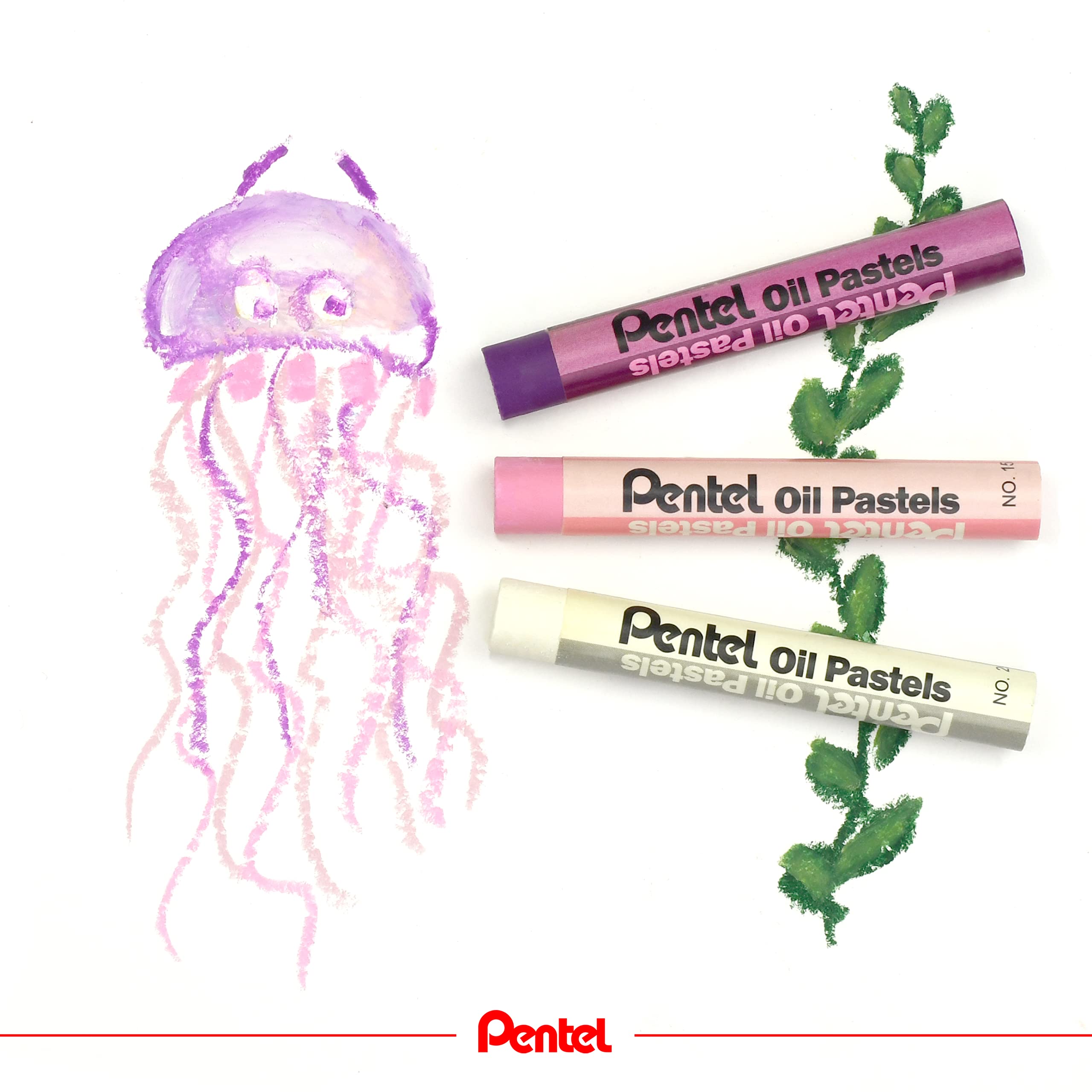 pentel-arts-phn-50u-pastels-l-huile-bo-te-de-50-couleurs-assorties image 7