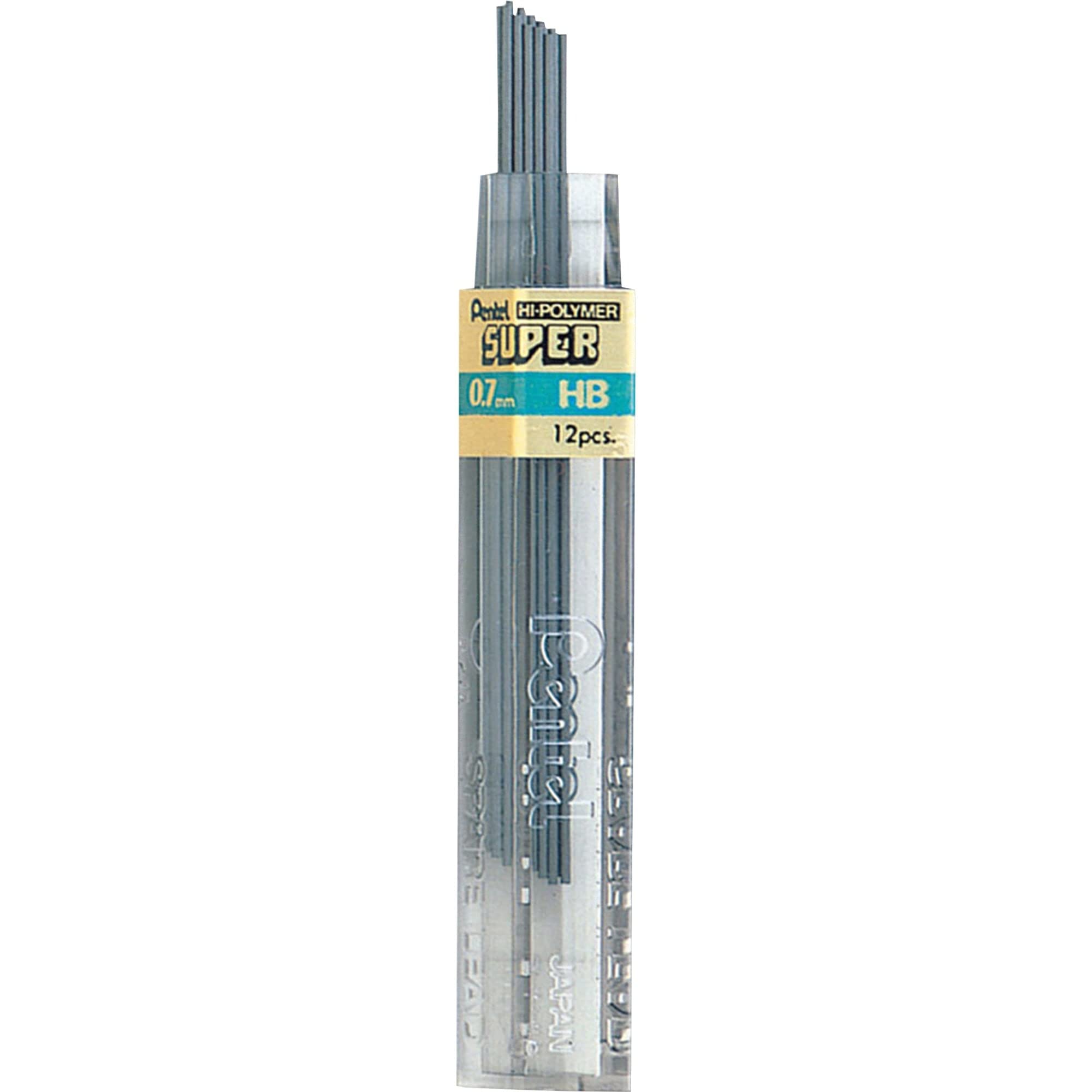 pentel-super-hi-polymer-0-7-mm-hb-lot-de-12-tuis-de-12-mines image 3