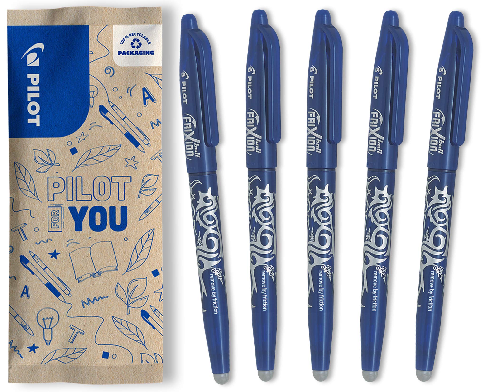 pilot-frixion-ball-07-pochette-de-15-rollers-effa-ables-pointe-moyenne-couleurs- image 8
