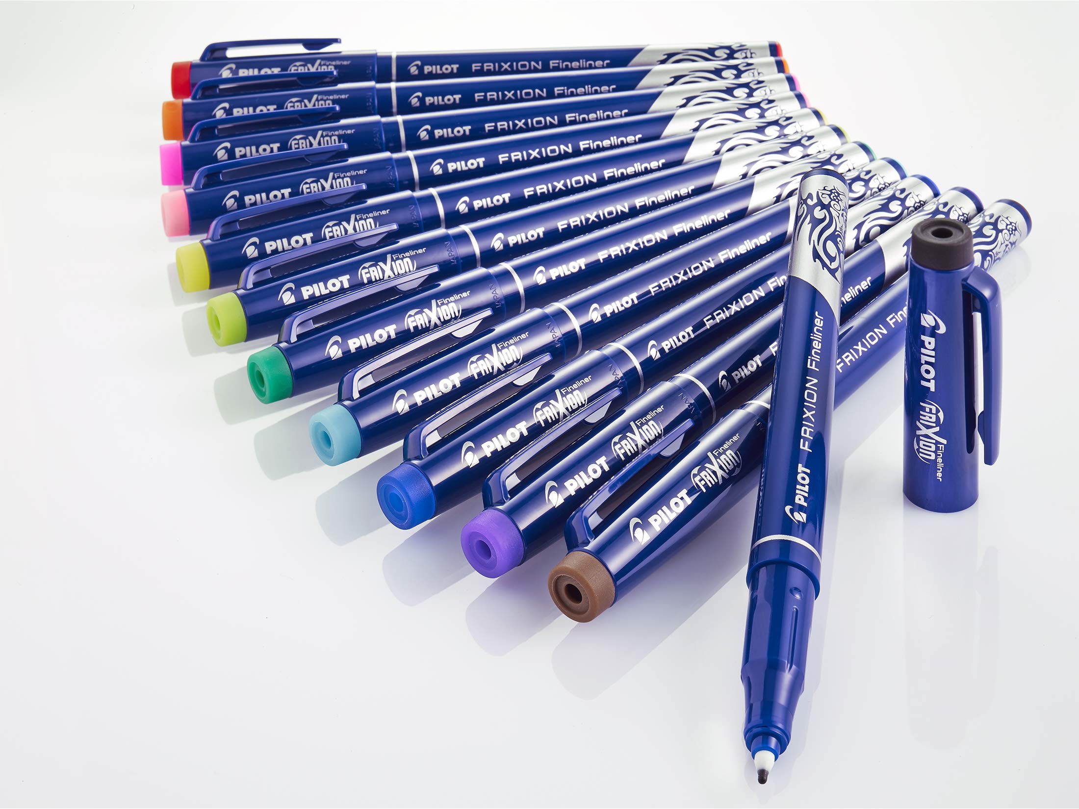 pilot-frixion-fineliner-feutre-effa-able-pointe-moyenne-lot-de-12-couleurs image 5