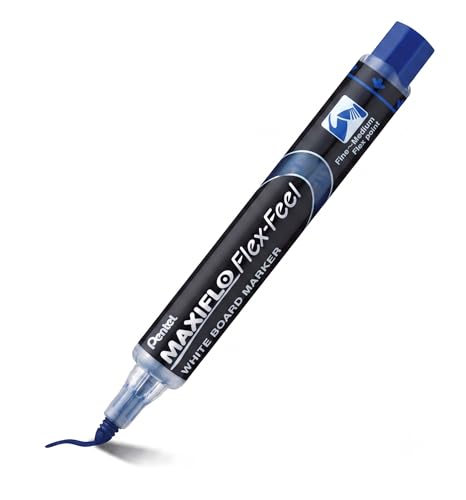 pentel-maxiflo-flex-feel-mwl5sbf-marqueur-tableau-blanc-r-encrable-bleu-pointe-f image 7
