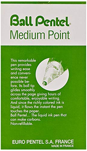 pentel-ball-r510-feutre-bille-medium-vert-bille-1-0-mm-trait-0-5-mm image 6
