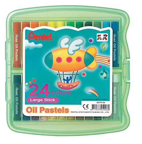 pentel-pastels-l-huile-scolaire-10-mm-24-couleurs-assorties image 4