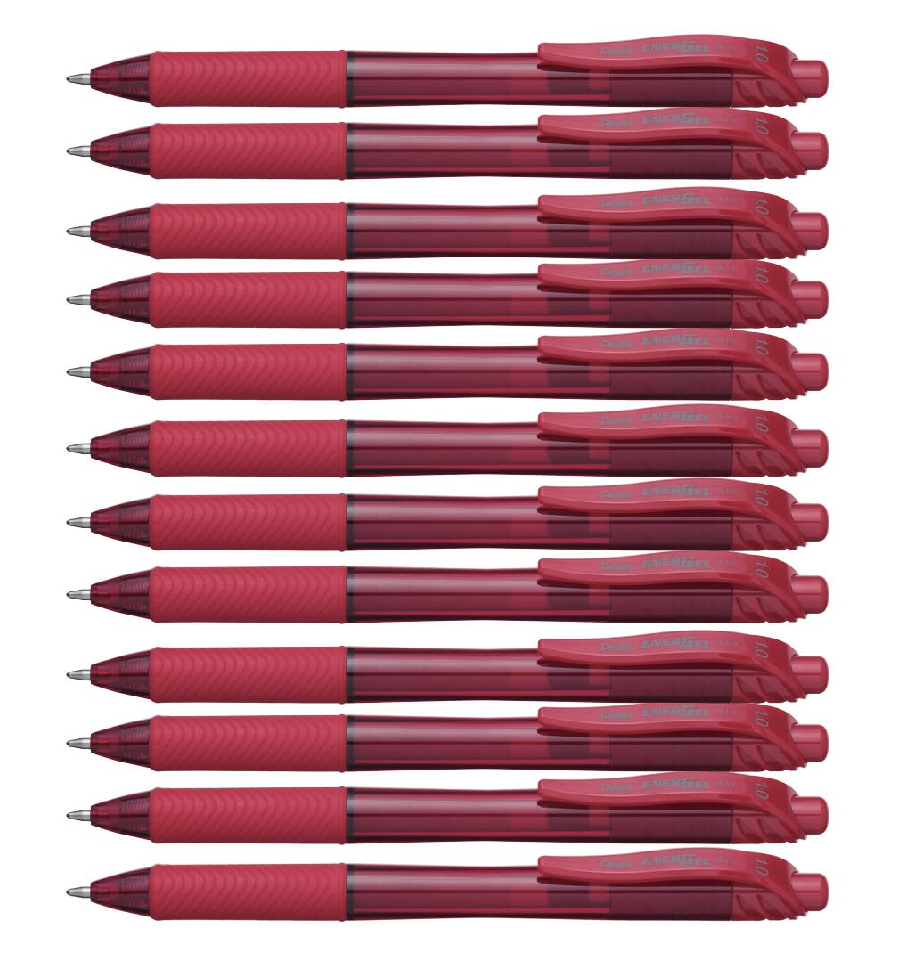 pentel-energel-roller-gel-r-tractable-1-mm-noir-lot-de-12 image 5