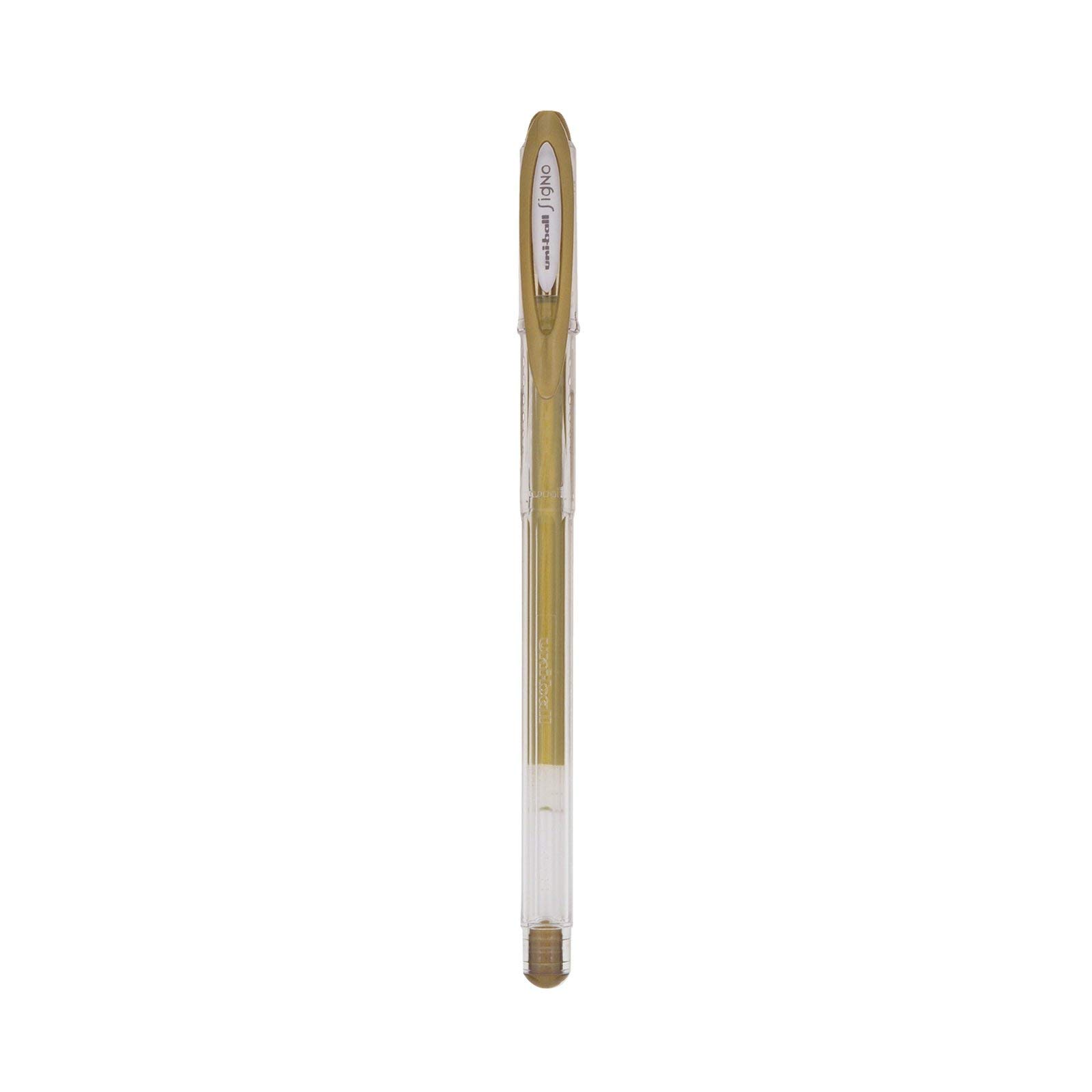 uni-ball-signo-um120-lot-de-8-rollers-encre-gel-m-tallis-s-0-8-mm-or-argent-rose image 4