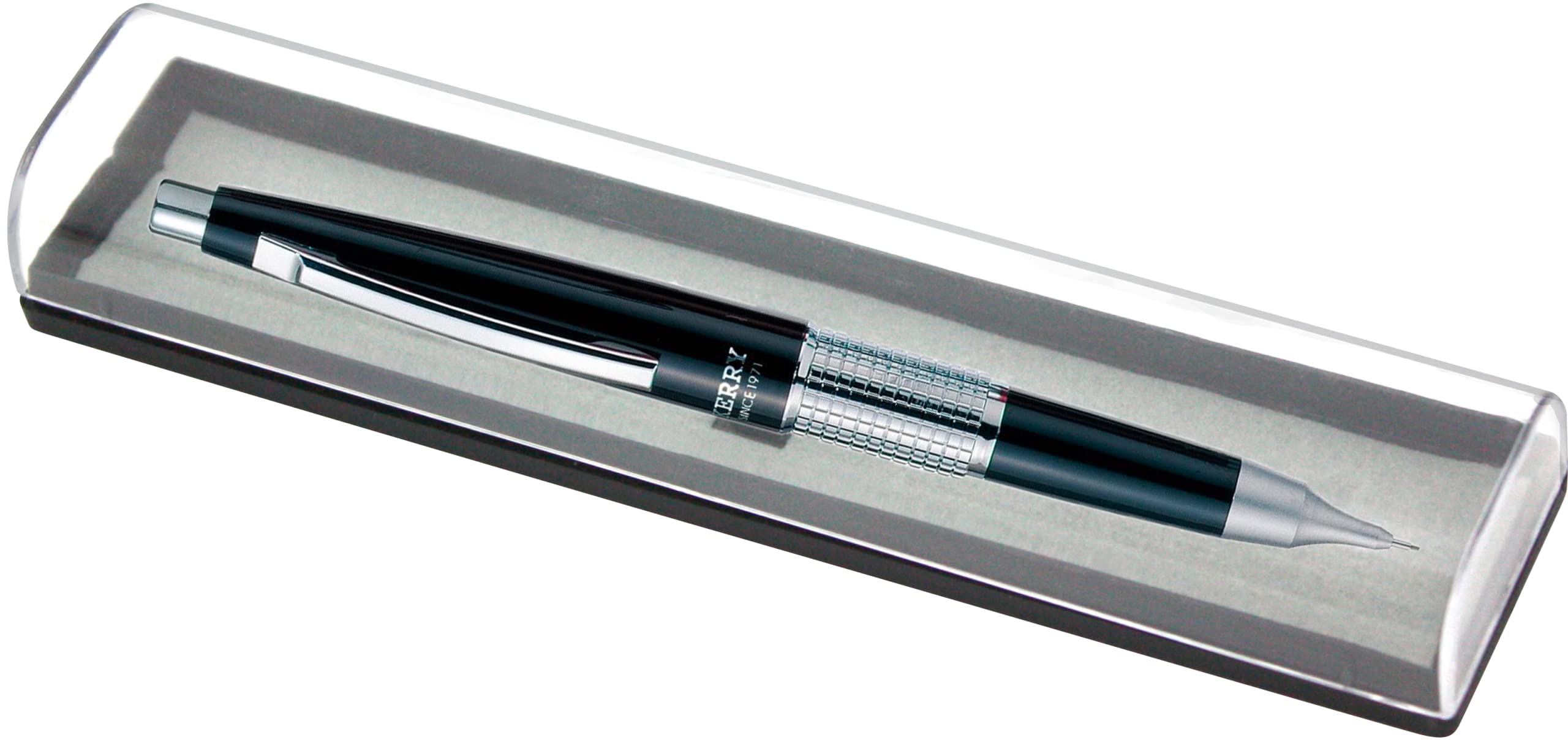 pentel-kerry-porte-mine-0-7-mm-avec-capuchon-corps-bleu-marine-laqu-coffret-cade image 6