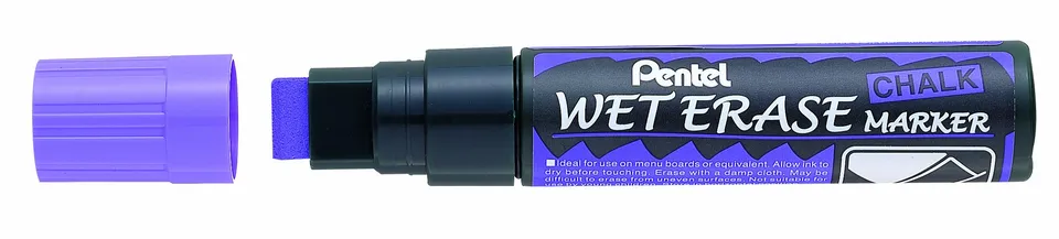 pentel-weterase-marqueur-pour-vitre-violet-pointe-biseaut-e-lot-de-12 image 1