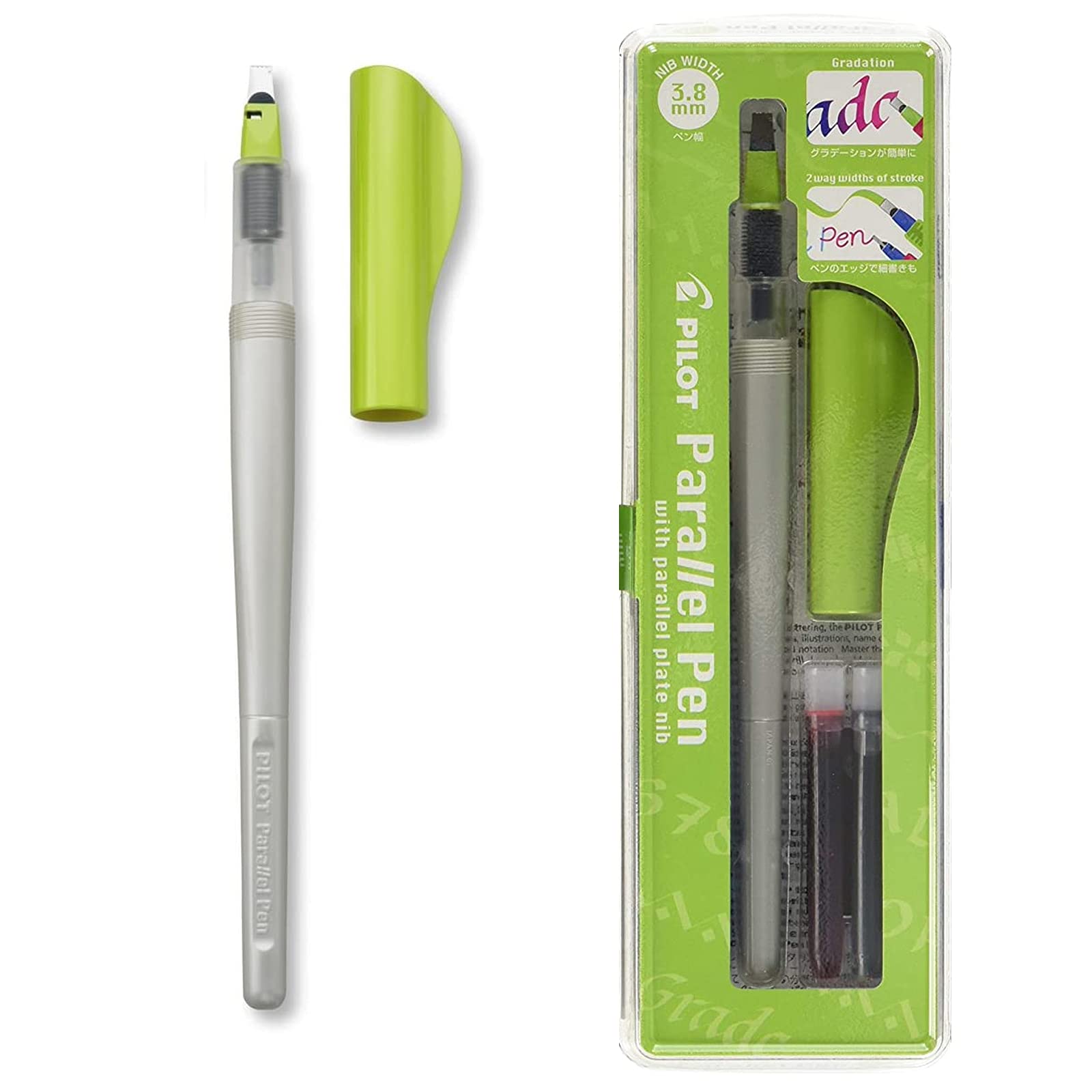 pilot-parallel-pen-3-8-mm-stylo-plume-calligraphie-rechargeable-avec-cartouches- image 3