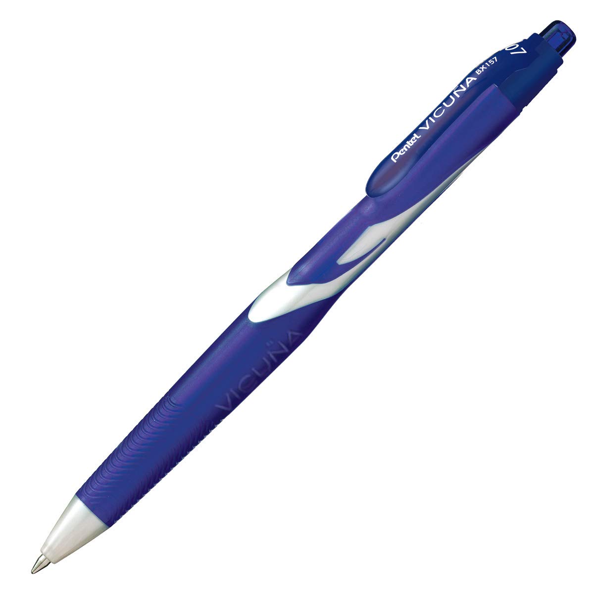 pentel-vicuna-stylo-bille-r-tractable-rose-lot-de-12-pointe-fine-0-7-mm image 6
