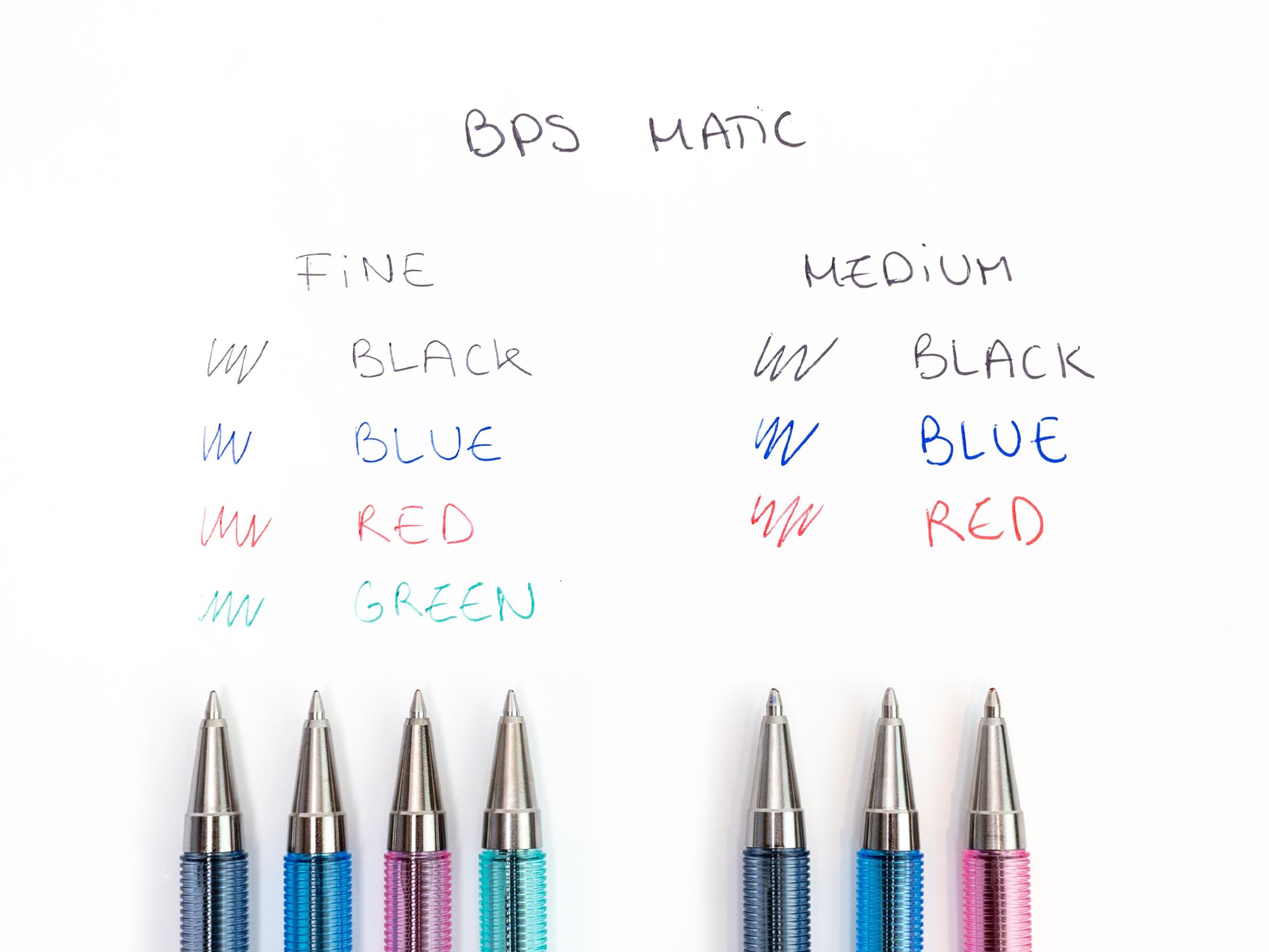 pilot-bps-matic-stylo-bille-r-tractable-bleu-pointe-fine-0-7-mm-lot-de-10-1-offe image 2