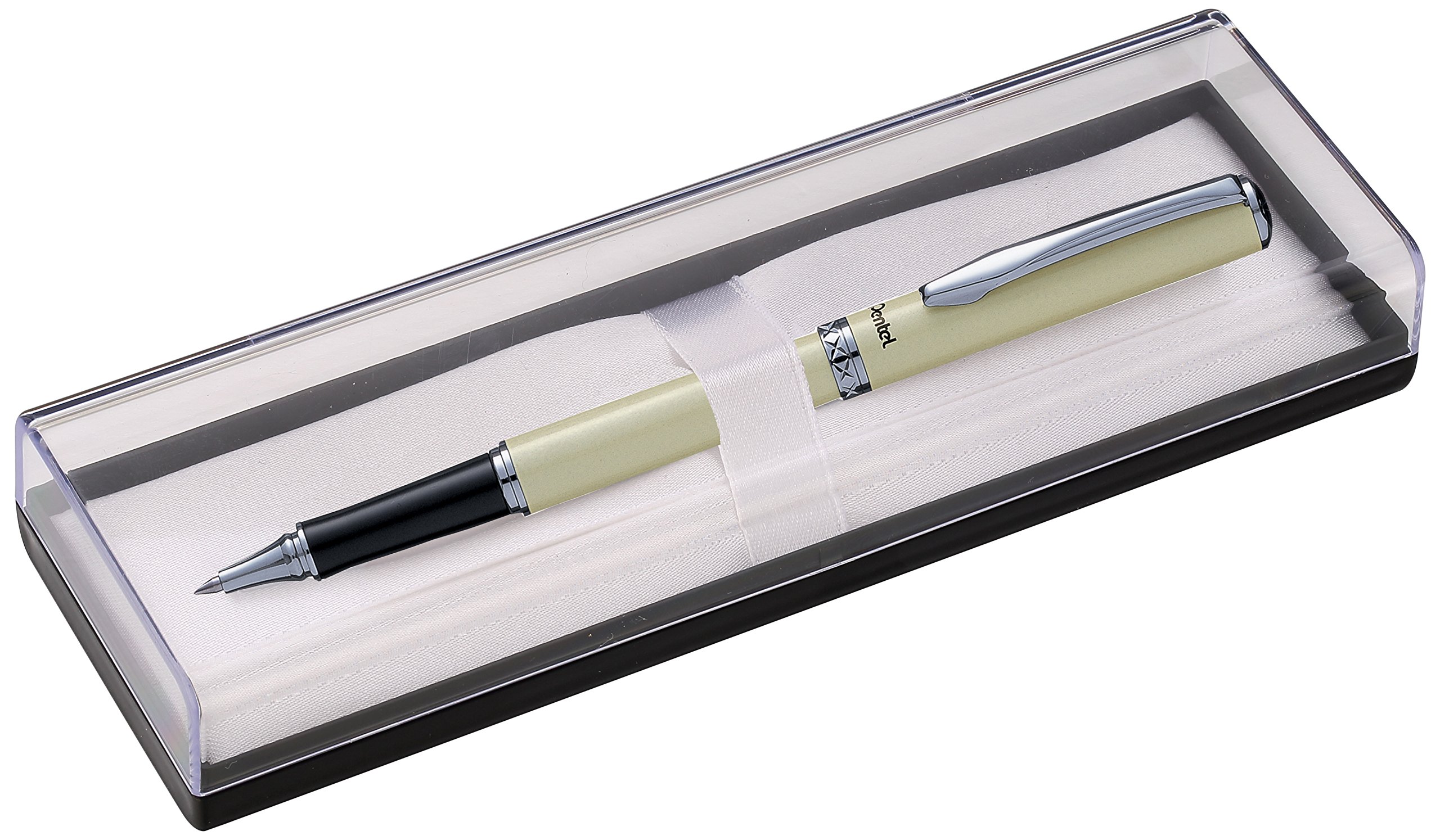 pentel-sterling-roller-gel-non-r-tractable-cr-me-0-7-mm-noir image 1