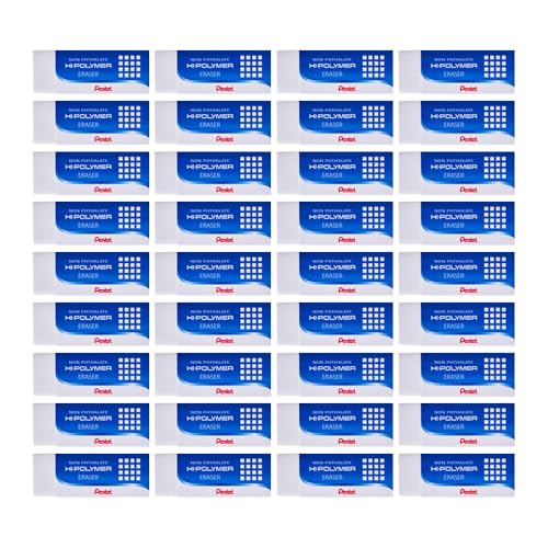 pentel-zeh-10-gomme-blanche-rectangulaire-tous-papiers-lot-de-36 image 7