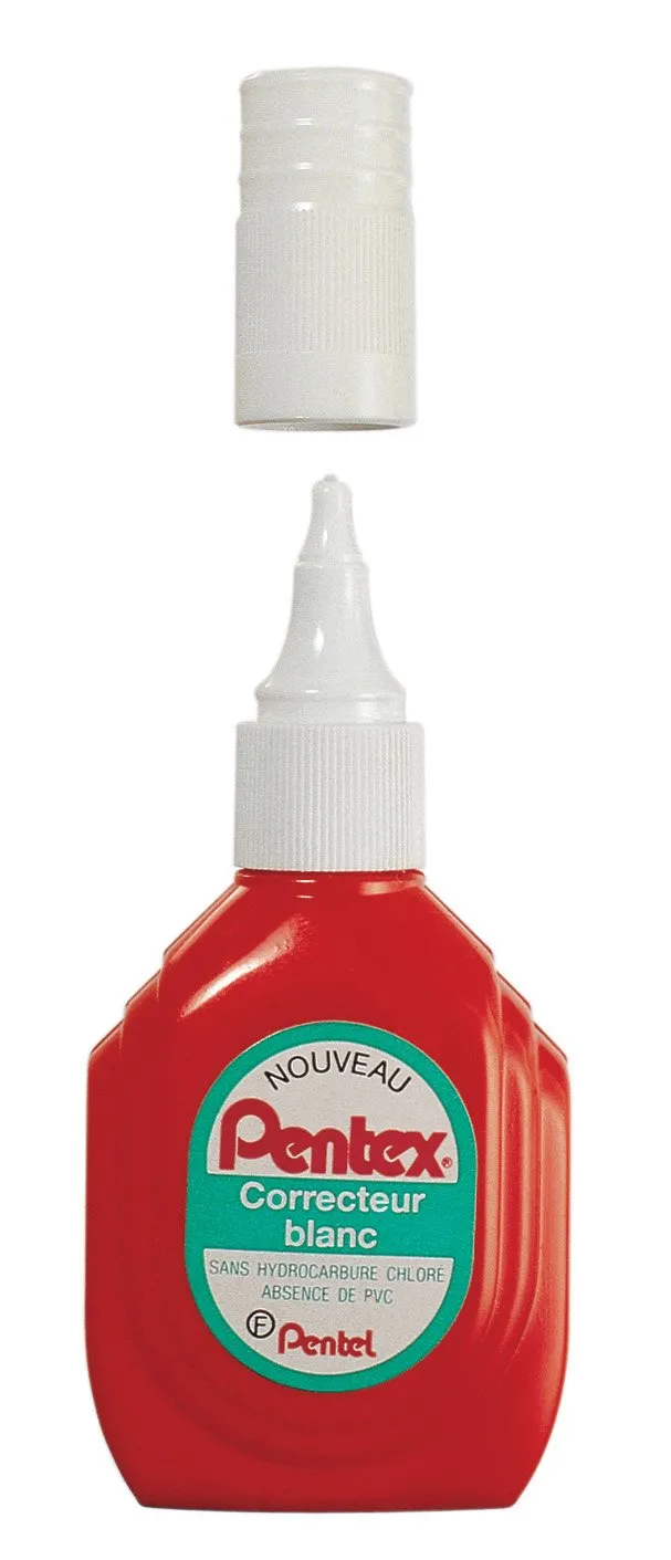 pentel-pentex-zlc1-wf-correcteur-liquide-18-ml-pointe-valve-lot-de-12 image 1