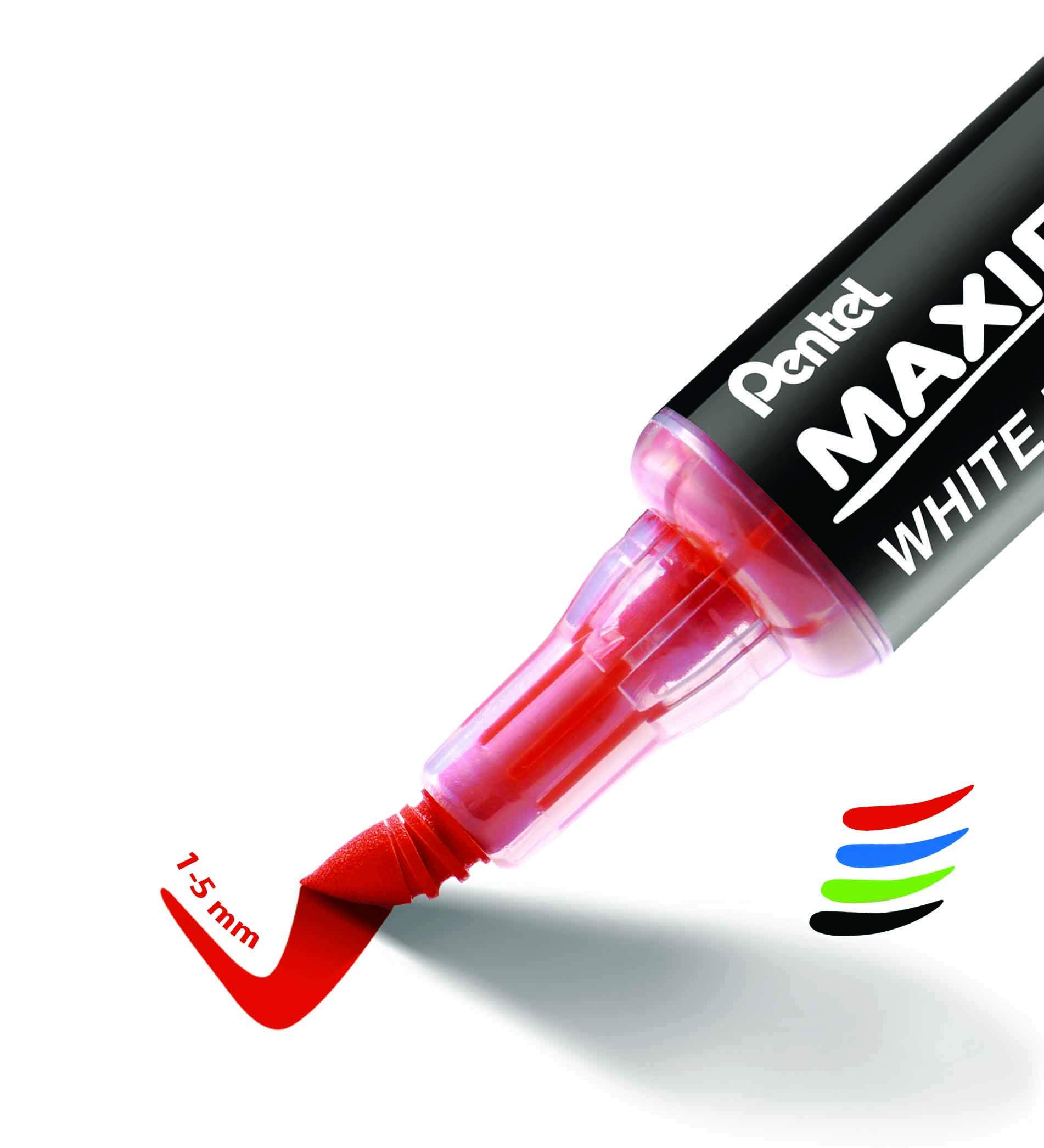 pentel-maxiflo-mwl5sbf-marqueur-tableau-blanc-pointe-conique-flexible image 3