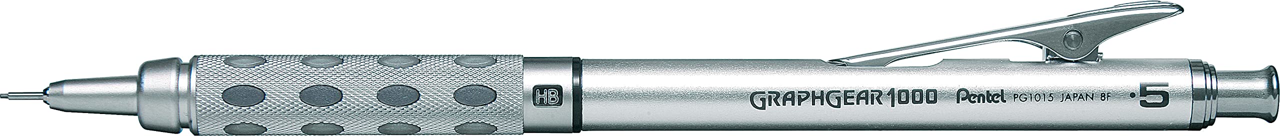 pentel-graphgear-pg1015-a-porte-mines-technique-m-tal-0-5-mm-12-mines-hb image 2
