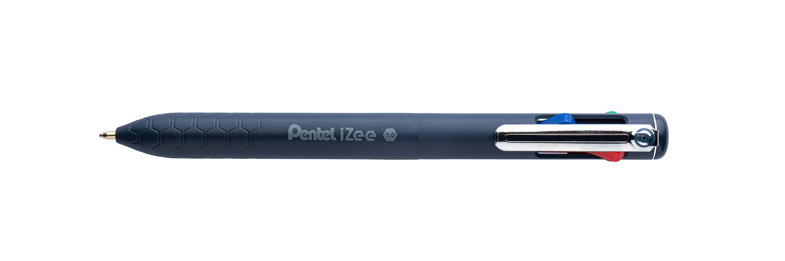 pentel-izee-bxc470-dc-lot-de-12-stylos-bille-4-couleurs-encre-faible-viscosit-po image 2