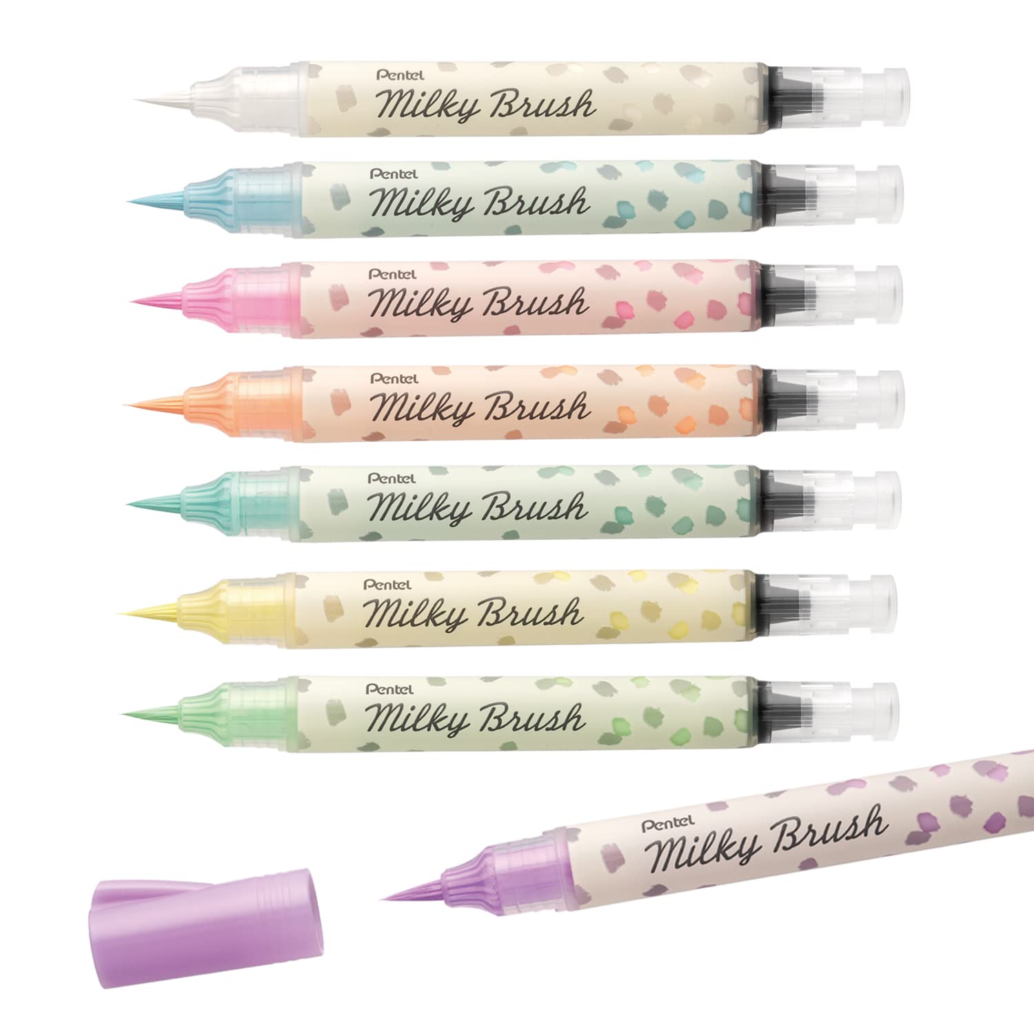 pentel-arts-milky-brush-xgfh-pfx-feutre-pinceau-encre-gel-pastel-pointe-nylon-or image 6