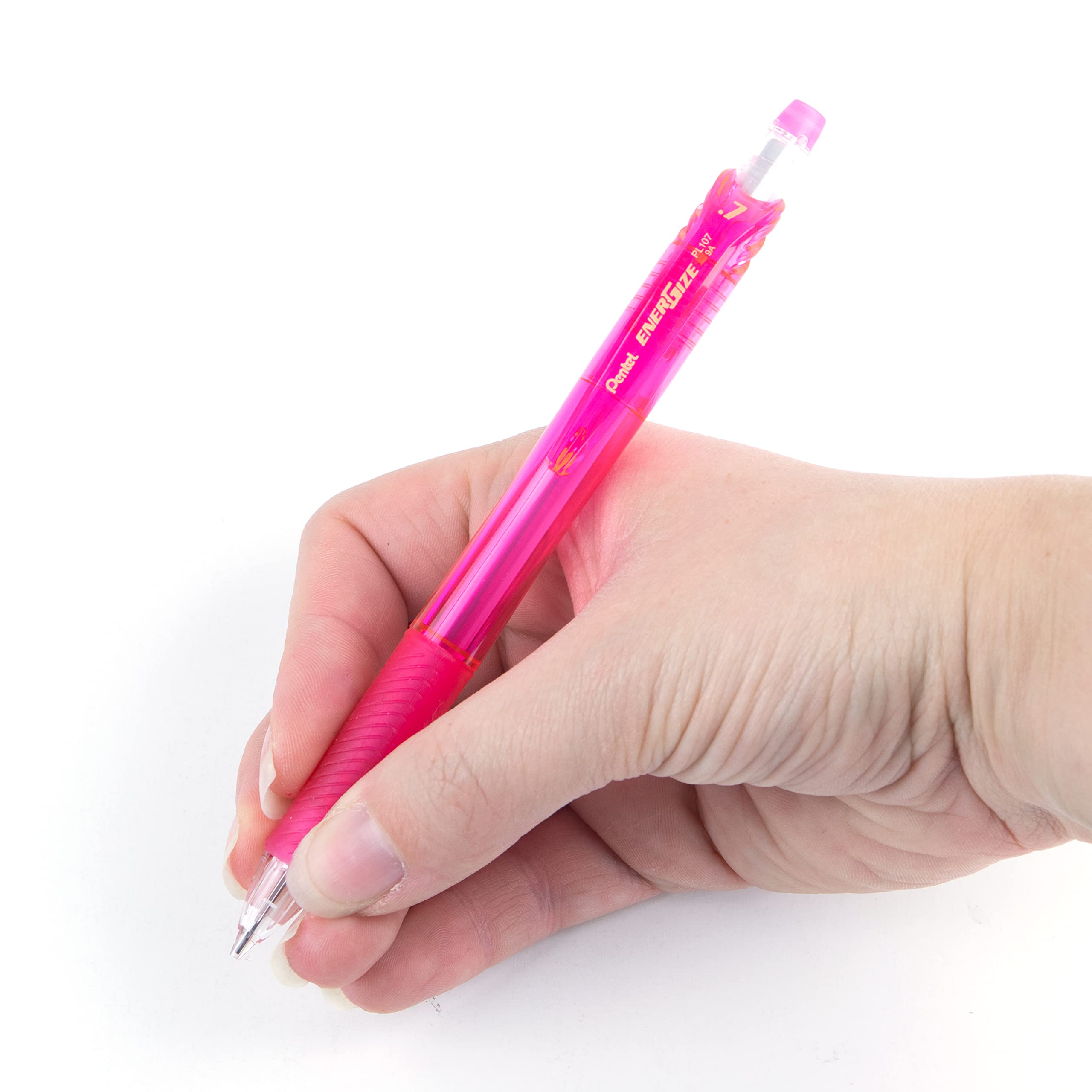 pentel-energize-x-pl107-porte-mine-0-7-mm-rose-lot-de-12 image 5