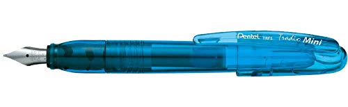 pentel-tradio-mini-stylo-plume-bleu-translucide-encre-bleue-lot-de-12 image 4