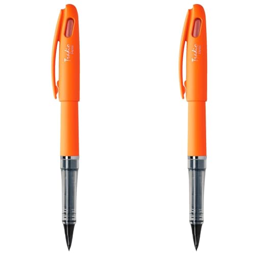 pentel-trj98s-a-lot-de-12-feutres-plume-fluo-bleu-ciel-pointe-0-4-0-7-mm image 8