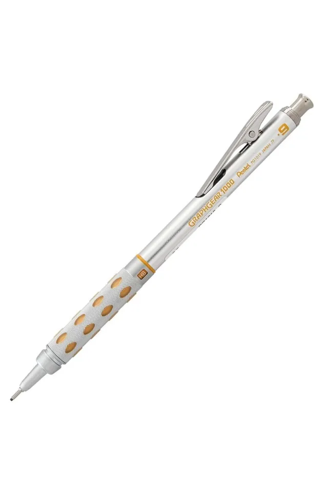 pentel-graphgear-1000-lot-de-12-porte-mines-0-9-mm-m-tal-canon-r-tractable image 1