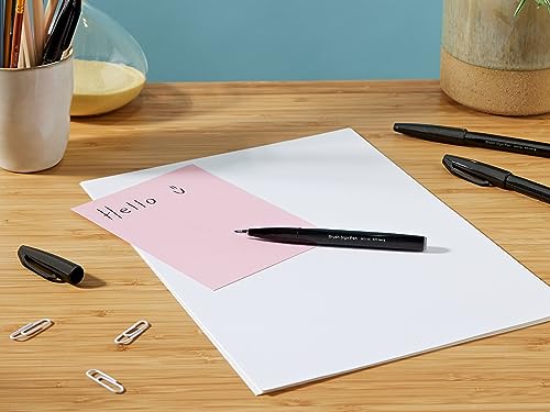 pentel-arts-brush-sign-pen-ses15c-feutre-pinceau-noir-pack-de-4 image 8
