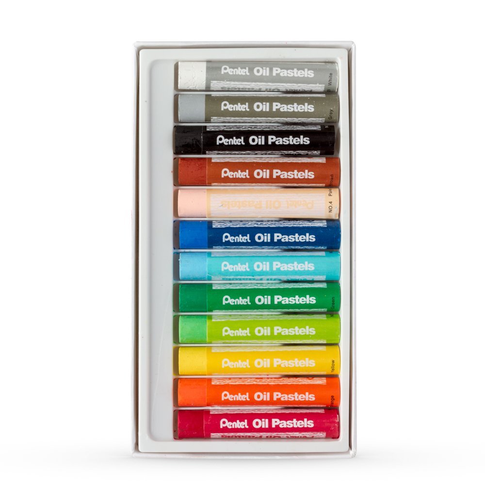pentel-gh-12-bo-te-de-12-pastels-l-huile-perfection-10-mm-couleurs-assorties image 1