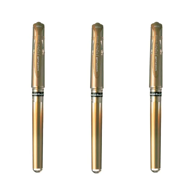 uni-ball-signo-um-153-roller-gel-large-1-0-mm-or-lot-de-3 image 1
