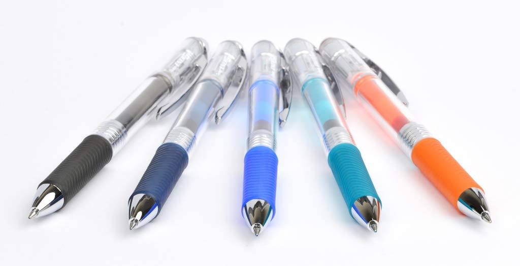 pentel-energel-pure-bl77tle-roller-gel-r-tractable-0-7-mm-orange-lot-de-12 image 3
