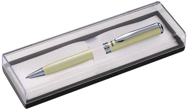 pentel-sterling-stylo-bille-r-tractable-cr-me-0-7-mm-noir image 1