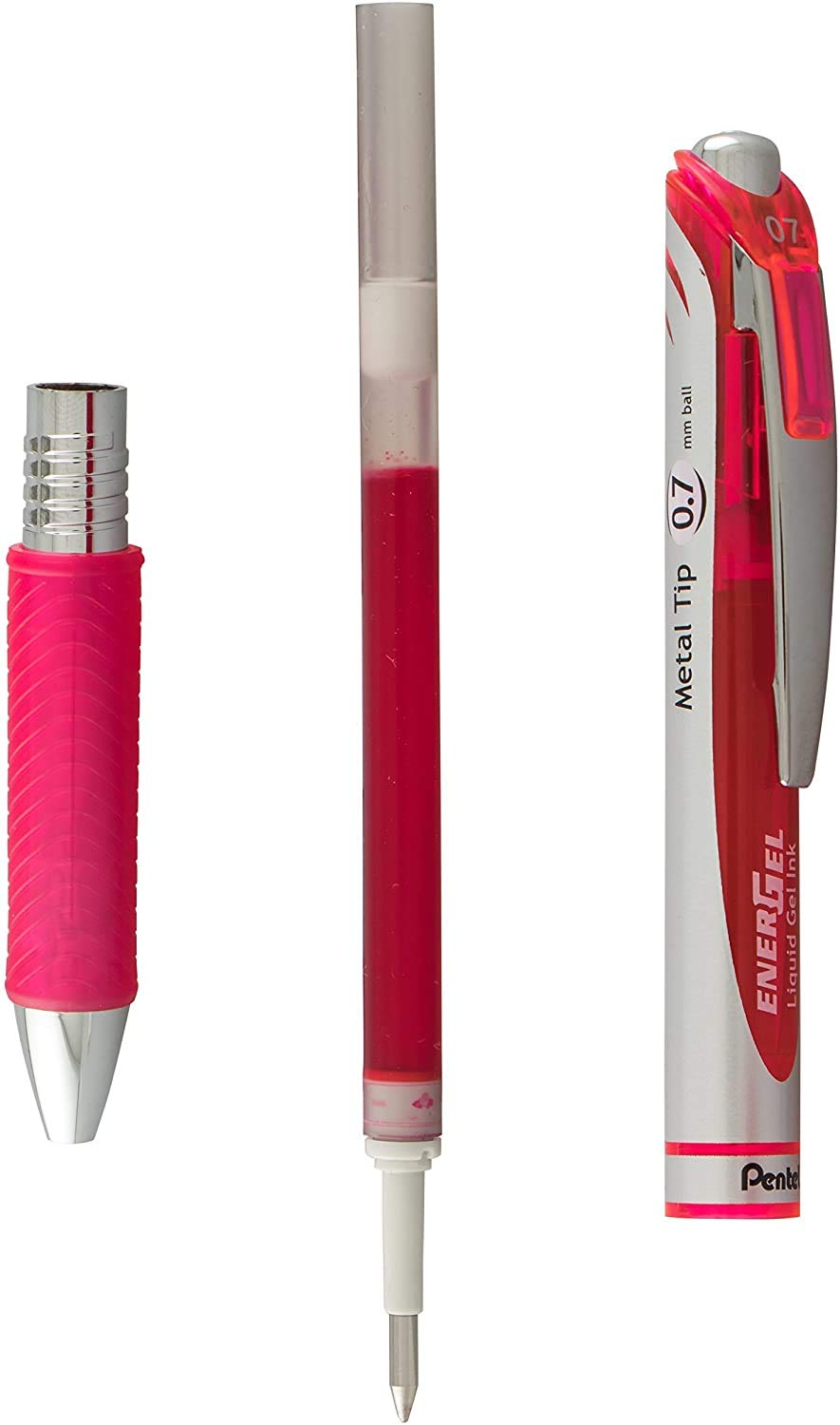 pentel-energel-lr7-lot-de-12-recharges-roller-0-7-mm-rose image 6