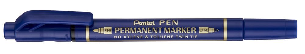 pentel-n75w-ce-pentel-pen-marqueur-permanent-double-pointe-fine-extra-fine-bleu- image 5