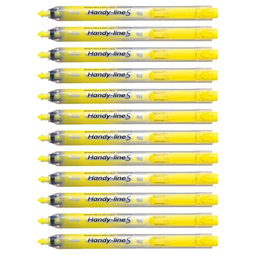 pentel-handy-line-s-surligneur-r-tractable-rechargeable-jaune image 8