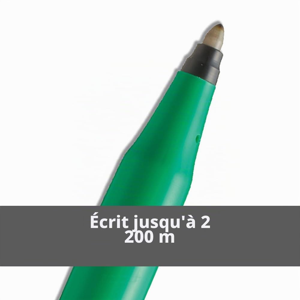 pentel-ball-r50-feutre-bille-0-8-mm-bleu-pack-de-12 image 5