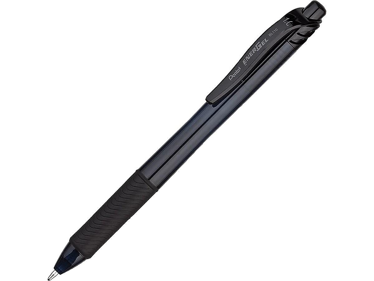 pentel-energel-roller-gel-r-tractable-1-mm-noir-lot-de-12 image 3