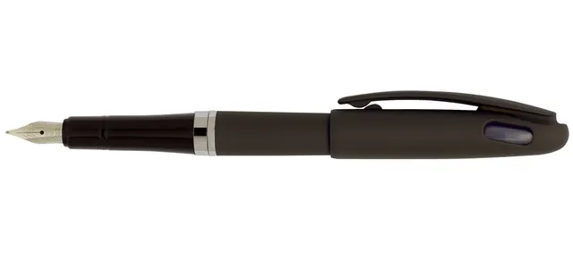 pentel-tradio-stylo-plume-rechargeable-bleu-corps-pierre-lot-de-12 image 1