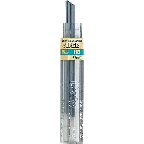 pentel-super-hi-polymer-0-7-mm-hb-lot-de-12-tuis-de-12-mines image 7