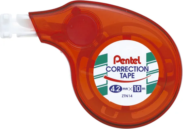 pentel-xztn14b-w-correcteur-bande-lat-ral-4-2-mm-x-10-m-blanc image 1