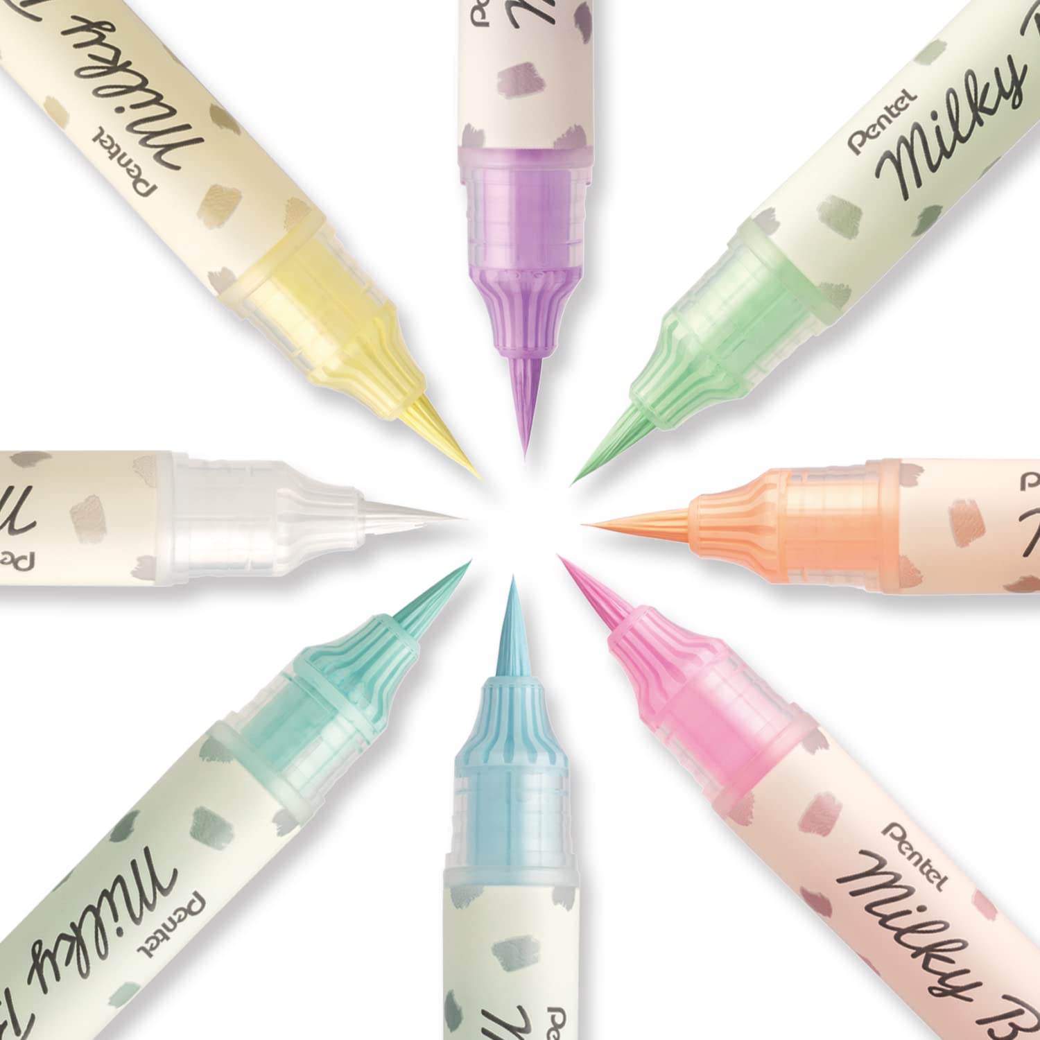 pentel-arts-milky-brush-xgfh-pfx-feutre-pinceau-encre-gel-pastel-pointe-nylon-or image 5