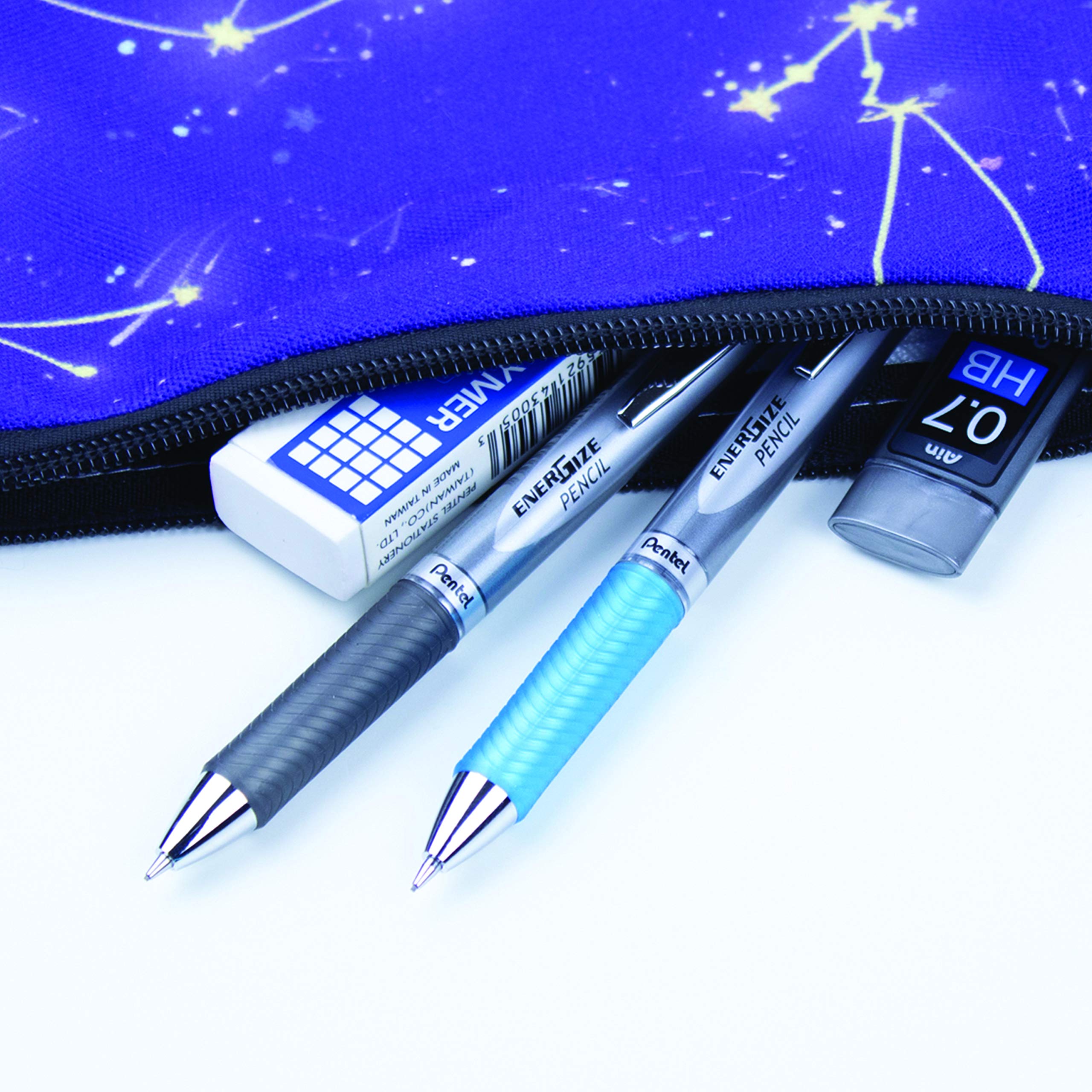 pentel-pl77-s-porte-mines-rechargeable-0-7-mm-aluminium-bleu-ciel-lot-de-12 image 7