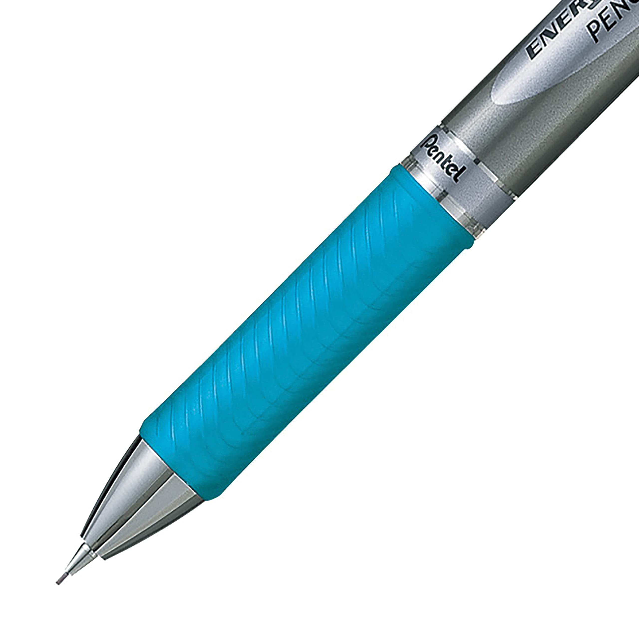 pentel-pl77-s-porte-mines-rechargeable-0-7-mm-aluminium-bleu-ciel-lot-de-12 image 3