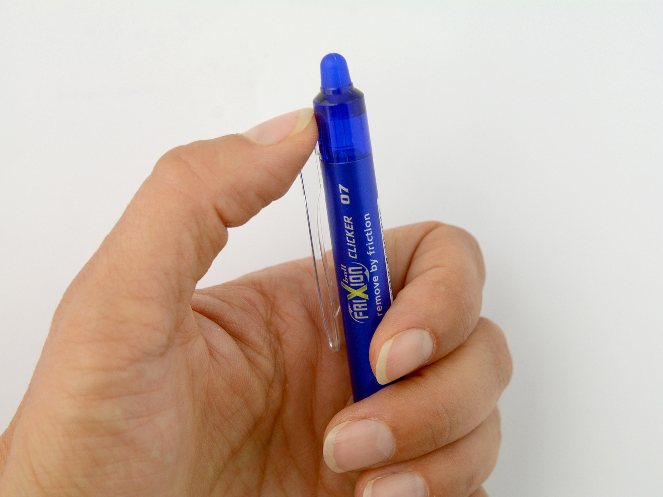 pilot-frixion-ball-clicker-roller-effa-able-r-tractable-0-7-mm-lot-de-4-noir-ble image 5