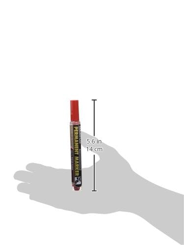 pentel-maxiflo-nlf60-bo-marqueur-permanent-bouton-poussoir-pointe-biseaut-e-roug image 4